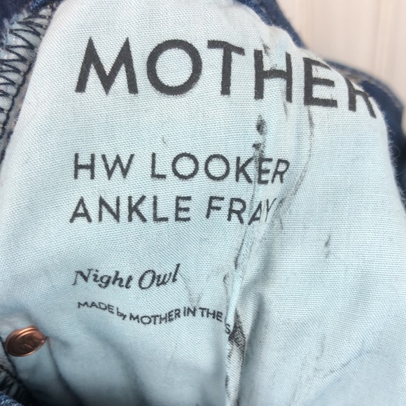 MOTHER HIGH RISE LOOKER ANKLE FRAY - Picture 9 of 9